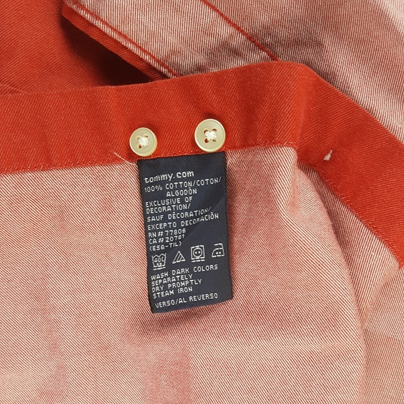 Tommy Hilfiger 80s 2ply Fabric Colorblock Shirt - Picture 5 of 5